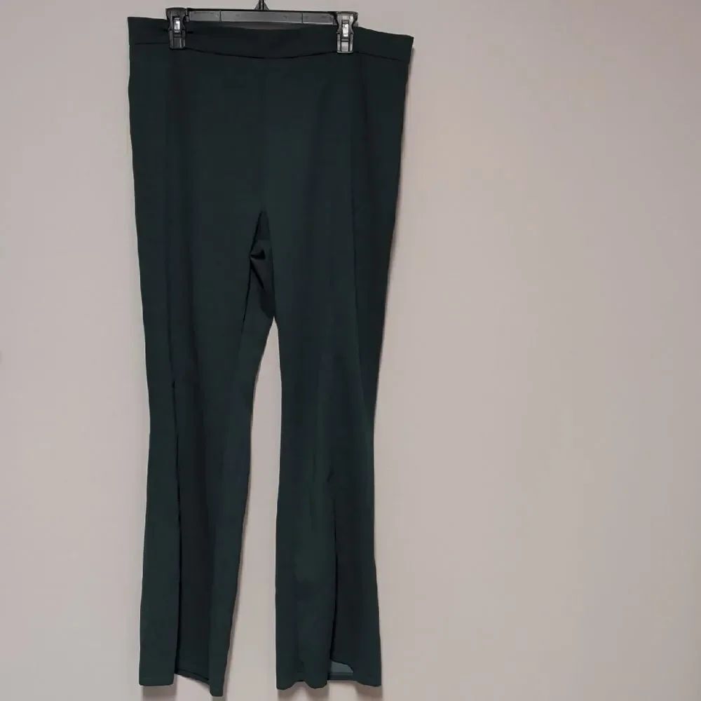 SHEIN Dark Green Flare Pants